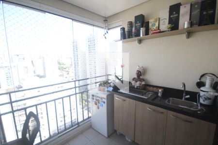 Varanda da Sala de apartamento à venda com 3 quartos, 64m² em Ipiranga, São Paulo