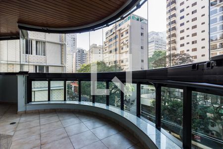 Varanda de apartamento à venda com 4 quartos, 187m² em Paraíso, São Paulo