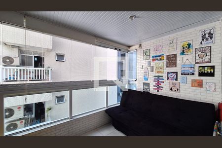 Varanda Gourmet de apartamento para alugar com 1 quarto, 57m² em Forte, Praia Grande