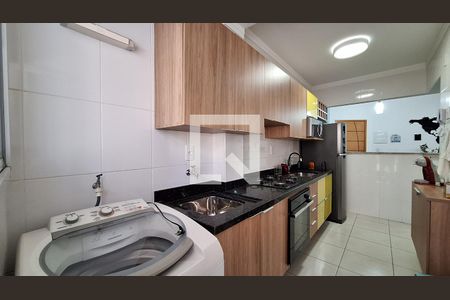 Cozinha/Area de serviço de apartamento para alugar com 1 quarto, 57m² em Forte, Praia Grande