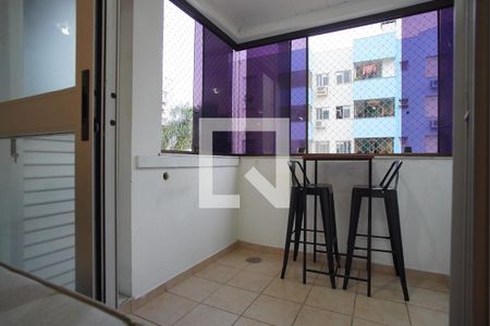 Sala - Varanda de apartamento para alugar com 1 quarto, 59m² em Farrapos, Porto Alegre