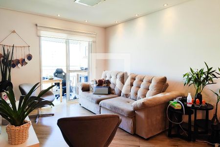 Sala de apartamento à venda com 3 quartos, 82m² em Vila Valparaíso, Santo André