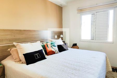 Suite de apartamento à venda com 3 quartos, 82m² em Vila Valparaíso, Santo André