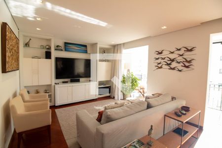 Sala de TV de apartamento à venda com 3 quartos, 200m² em Brooklin Novo, São Paulo