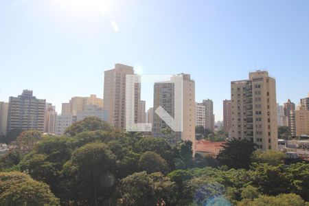 Vista da Sacada da Sala de apartamento para alugar com 1 quarto, 64m² em Cambuí, Campinas