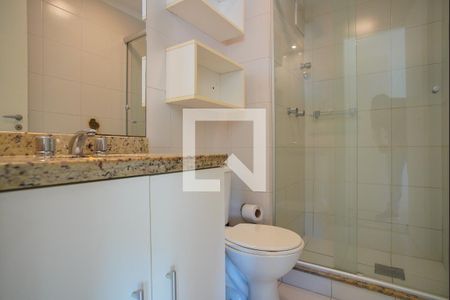 Banheiro da Suíte de apartamento para alugar com 2 quartos, 63m² em Vila Ipiranga, Porto Alegre