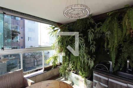 Varanda Gourmet de apartamento para alugar com 4 quartos, 140m² em Dona Clara, Belo Horizonte