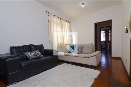 Sala de estar de apartamento à venda com 3 quartos, 75m² em Santo Andre, Belo Horizonte