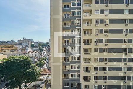 Sala Varanda Vista de apartamento à venda com 2 quartos, 49m² em Rio Comprido, Rio de Janeiro