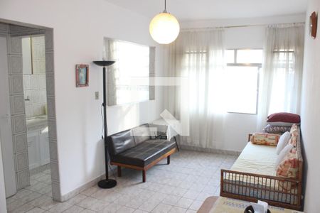 Sala de apartamento para alugar com 1 quarto, 40m² em Itararé, São Vicente