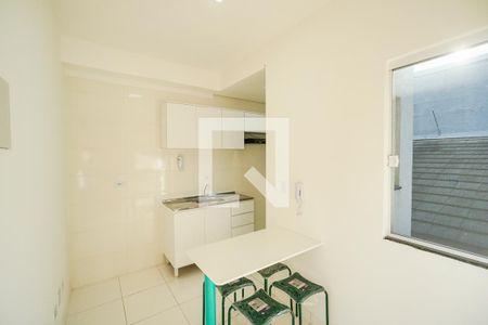 Copa e cozinha de apartamento para alugar com 1 quarto, 28m² em Chácara Califórnia, São Paulo