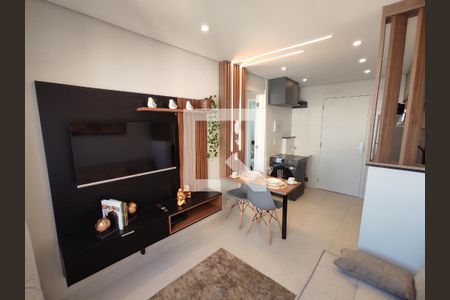 Sala/Cozinha de apartamento para alugar com 1 quarto, 26m² em Barra Funda, São Paulo