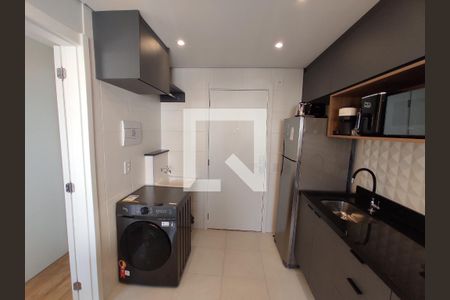 Sala/Cozinha/Lavanderia  de apartamento para alugar com 1 quarto, 26m² em Barra Funda, São Paulo