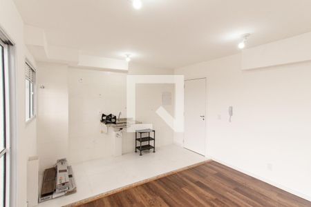 Sala e Cozinha   de apartamento para alugar com 1 quarto, 35m² em Parada Inglesa, São Paulo