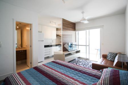 Suíte  de apartamento para alugar com 1 quarto, 37m² em Indianópolis, São Paulo