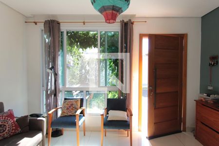 Sala de Estar de casa de condomínio à venda com 3 quartos, 180m² em Garças, Belo Horizonte