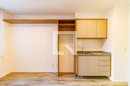 Cozinha de apartamento à venda com 1 quarto, 24m² em Butantã, São Paulo