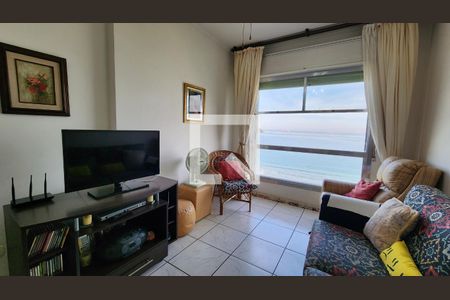 Detalhe Sala de apartamento para alugar com 1 quarto, 50m² em Ponta da Praia, Santos