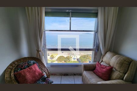 Detalhe Sala de apartamento para alugar com 1 quarto, 50m² em Ponta da Praia, Santos