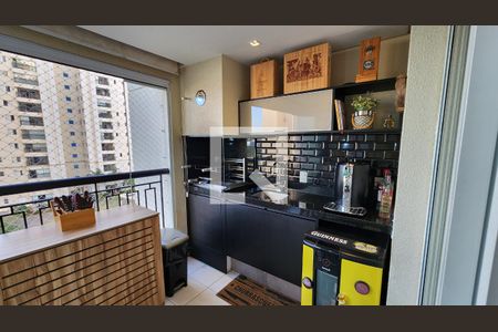 Varanda gourmet de apartamento à venda com 3 quartos, 131m² em Jardim Ermida I, Jundiaí