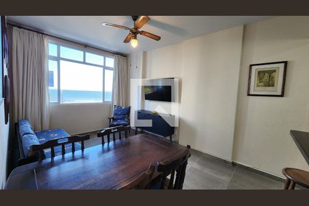 Sala de apartamento para alugar com 1 quarto, 45m² em José Menino, Santos