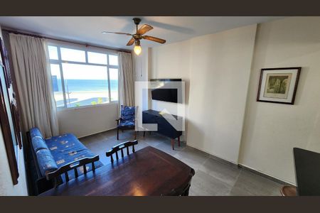 Sala de apartamento para alugar com 1 quarto, 45m² em José Menino, Santos