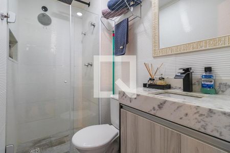 Banheiro de kitnet/studio à venda com 1 quarto, 26m² em Bethaville I, Barueri