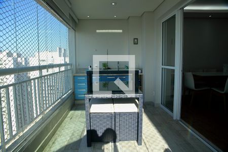 Varanda da Sala de apartamento à venda com 3 quartos, 107m² em Vila Lusitânia, São Bernardo do Campo