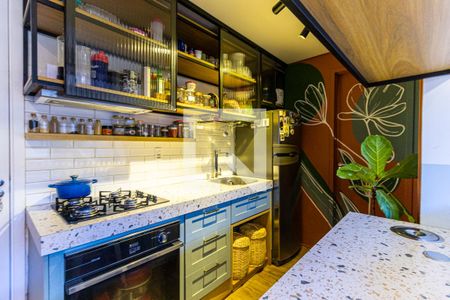 Cozinha de apartamento à venda com 1 quarto, 26m² em Vila Buarque, São Paulo