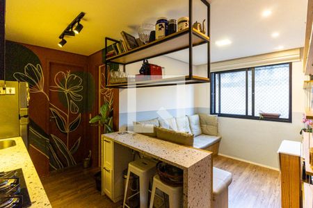 Cozinha de apartamento à venda com 1 quarto, 26m² em Vila Buarque, São Paulo