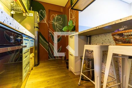 Cozinha de apartamento à venda com 1 quarto, 26m² em Vila Buarque, São Paulo