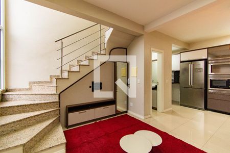 Sala de casa de condomínio para alugar com 3 quartos, 110m² em Niterói, Canoas