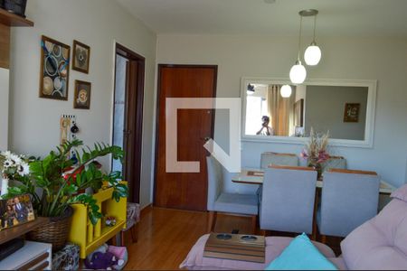 Sala de apartamento à venda com 3 quartos, 70m² em Pechincha, Rio de Janeiro