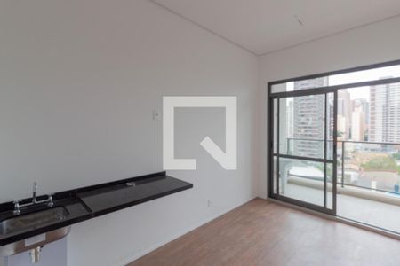 Sala/Cozinha Conjugados de apartamento para alugar com 1 quarto, 35m² em Jardim das Acacias, São Paulo
