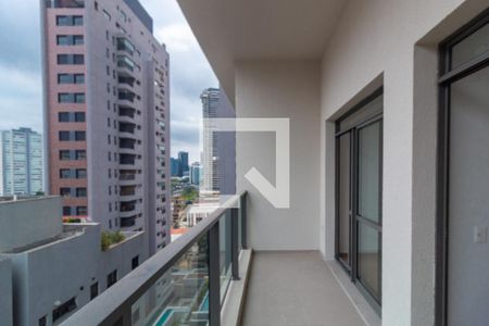 Varanda/área de Serviço de apartamento para alugar com 1 quarto, 35m² em Jardim das Acacias, São Paulo