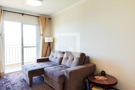 Sala de apartamento para alugar com 2 quartos, 58m² em Vila Falchi, Mauá