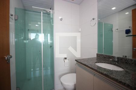 Banheiro da Suíte de apartamento para alugar com 1 quarto, 32m² em Norte (águas Claras), Brasília