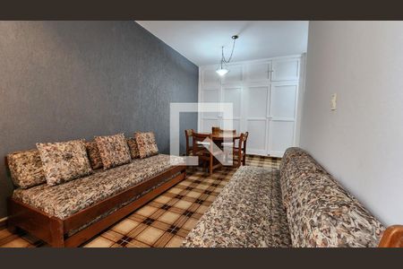 Sala de apartamento para alugar com 1 quarto, 68m² em Boqueirão, Santos