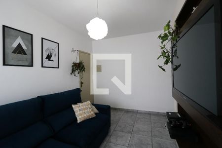 Sala de apartamento à venda com 2 quartos, 63m² em Vila Valparaíso, Santo André