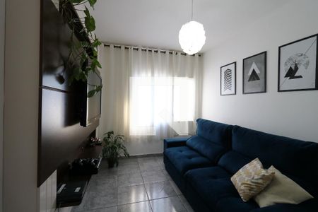 Sala de apartamento à venda com 2 quartos, 63m² em Vila Valparaíso, Santo André