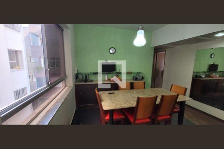 Sala  de apartamento à venda com 4 quartos, 130m² em Funcionários, Belo Horizonte