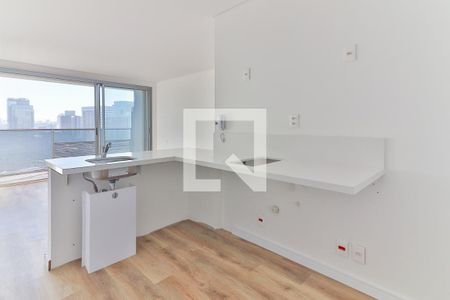 Studio - Quarto e Cozinha de kitnet/studio para alugar com 1 quarto, 38m² em Pinheiros, São Paulo
