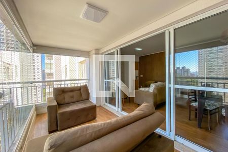 Varanda de apartamento para alugar com 3 quartos, 107m² em Vila Lusitania, São Bernardo do Campo