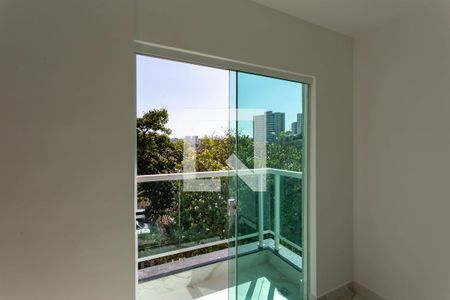 Varanda da Sala de apartamento à venda com 2 quartos, 55m² em Planalto, Belo Horizonte