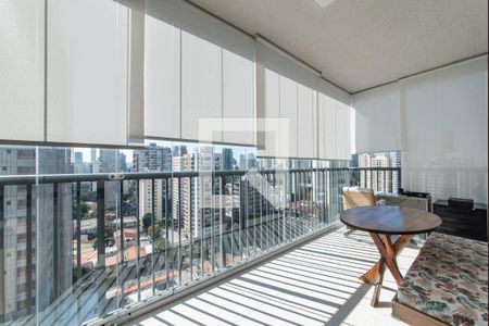 Varanda de apartamento para alugar com 1 quarto, 65m² em Vila Cordeiro, São Paulo