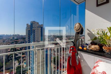 Varanda da Sala de apartamento à venda com 2 quartos, 70m² em Vila Bela, São Paulo