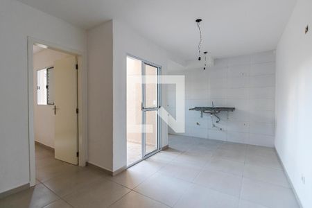 Sala / Cozinha de apartamento para alugar com 1 quarto, 40m² em Vila Carrão, São Paulo