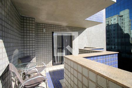 Varanda da Sala de apartamento para alugar com 1 quarto, 42m² em Funcionários, Belo Horizonte