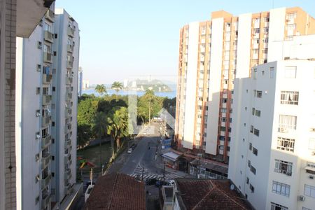 Vista da Sala de apartamento para alugar com 1 quarto, 95m² em Centro, São Vicente