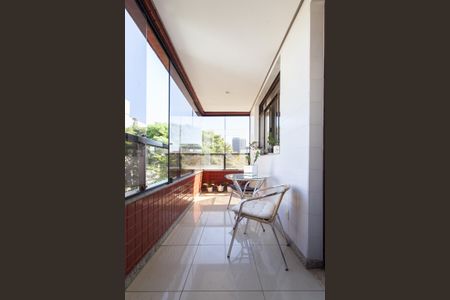 Varanda da Sala de apartamento à venda com 4 quartos, 276m² em Liberdade, Belo Horizonte